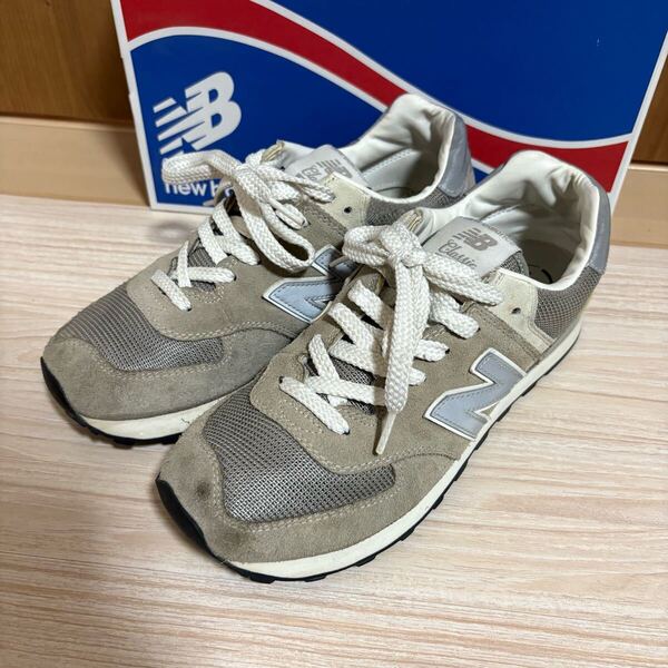 送料無料★NEW BALANCE ニューバランス スニーカー ML 574 VG 26cm グレー