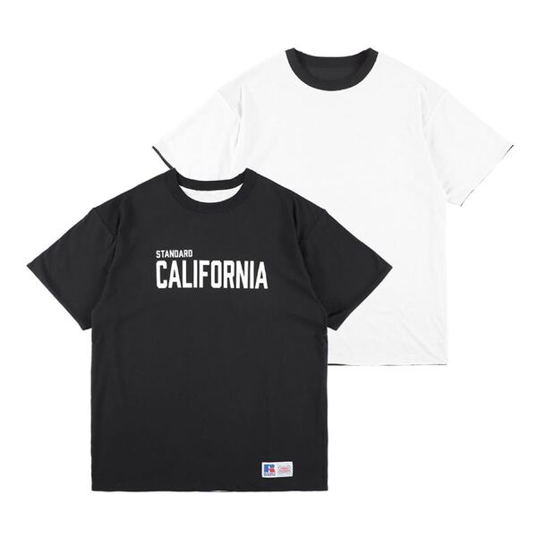 Standard California/スタンダードカリフォルニア RUSSELL ATHLETIC×SD Reversible T Black XL ラッセルアスレチック リバーシブル