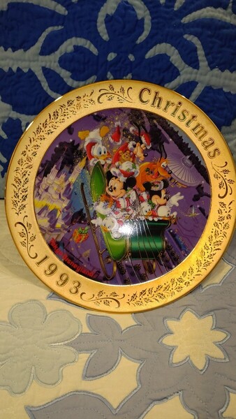 飾り皿 東京ディズニーランド クリスマスプレート