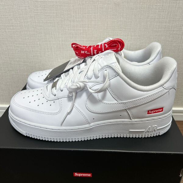 SUPREME × AIR FORCE 1 LOW "WHITE" CU9225-100 (ホワイト/ホワイト) 27.5cm US9.5