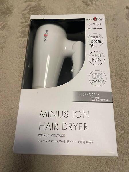 モッズヘア マイナスイオン ヘアドライヤー MHD Mods ドライヤー 新品