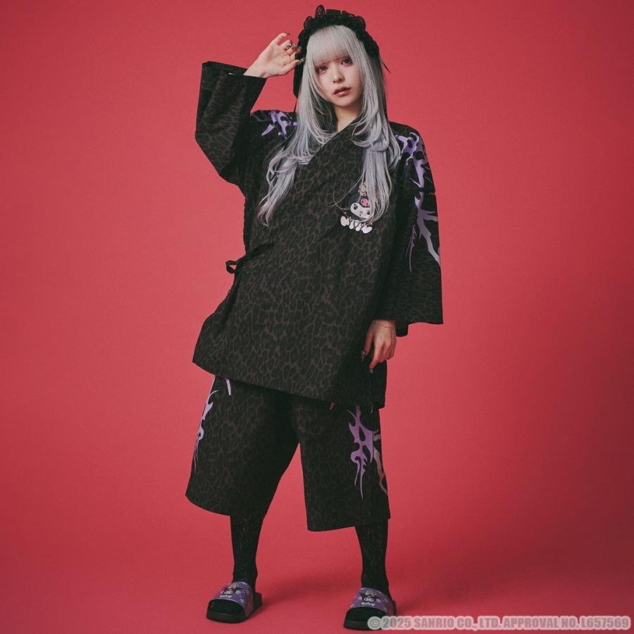 クロミ × ガルフィー コラボ クロミとGALFYの甚平 KUROMI GALF