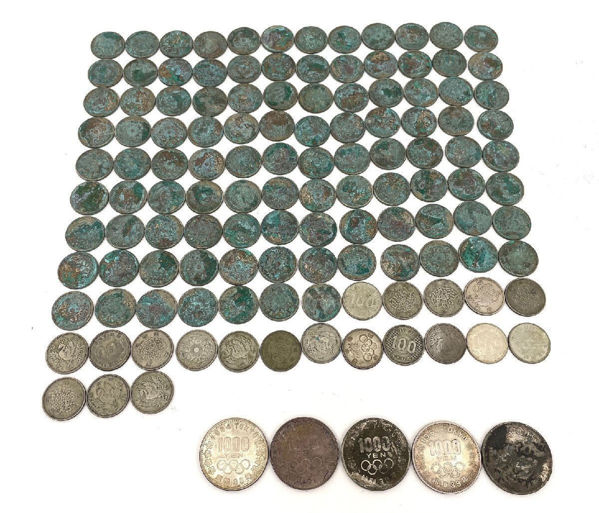 1964年東京オリンピック 1000円銀貨 5枚セット SV925 プルーフ