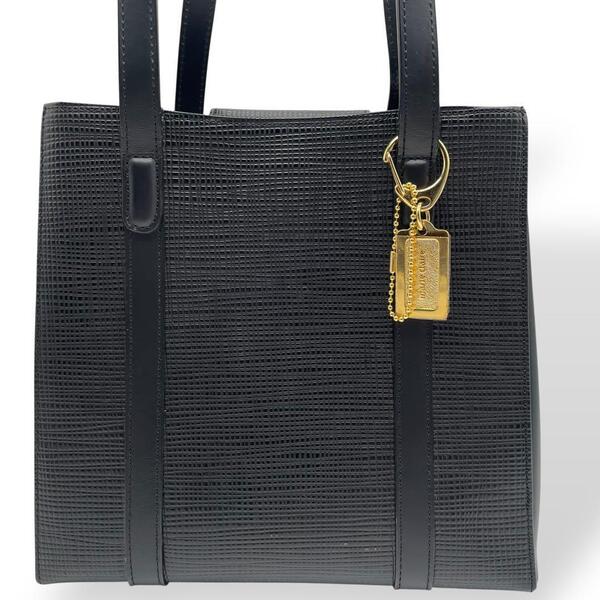極美品 marie claire マリクレール ハンドバッグ 黒 レザー