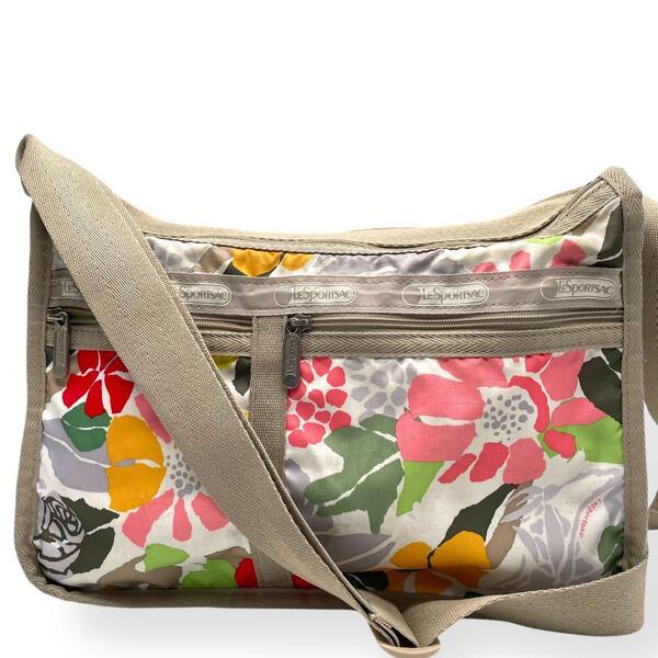 美品 LeSportsac レスポートサック ショルダーバッグ 花柄 総柄