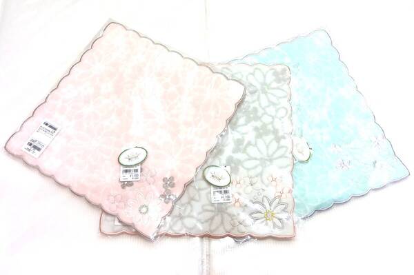 3枚セット トッカ TOCCA タオル ハンカチ TOWEL COLLECTION DAISY GARDEN TOWELCHIEF タオルチーフ