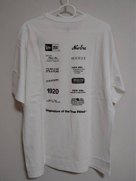 新品NEWERA (ニュ−エラ) 半袖TシャツWAS CT TEE ARCHIVE LOGO OW 14410032 XLオフホワイト白オーバーサイズ