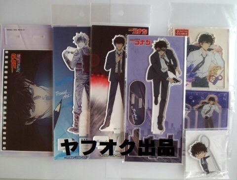 名探偵コナン アクリルスタンド 7個セット 松田 陣平 アクスタ night sky ver. ヴィンテージシリーズ 追跡中 ペンシルアート