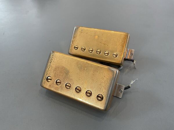 Gibson ギブソン ピックアップ ハムバッカー GOLD ゴールド 490R 498T セット レスポール カスタム