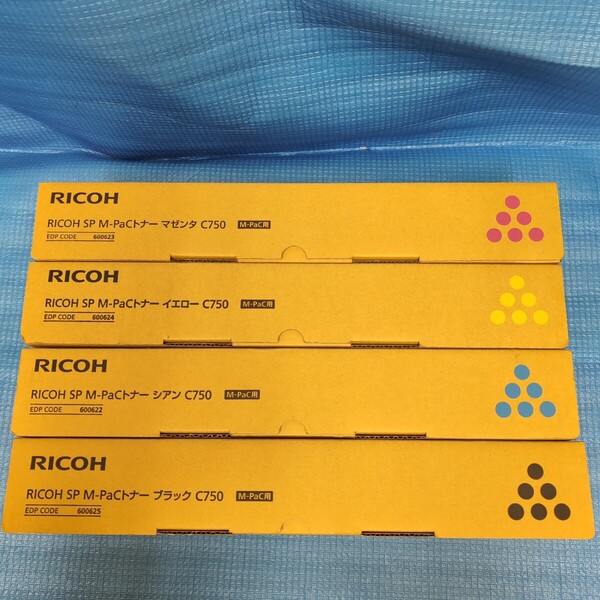 RICOH SP C750 M-PaCトナー リコー 4色 純正品 トナーカートリッジ