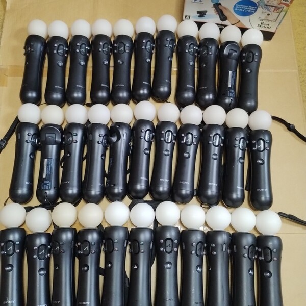 PS3 PS4 Move モーションコントローラー ソフト CECH-ZCM1J CECH-ZCM2J 大量 まとめ まとめて ジャンク 34台