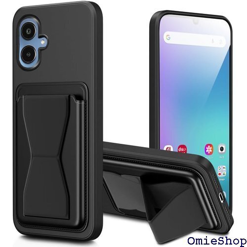 対応 Galaxy A25 5G ケース SC-53F 5 スマホケース バンド付き スタンド機能 滑り止め 黑 2704