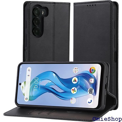 Nubia S 5G 対応 ケース 手帳型 財布型 P ia S 5G 対応 スマホケース 携帯カバー ブラック 2708
