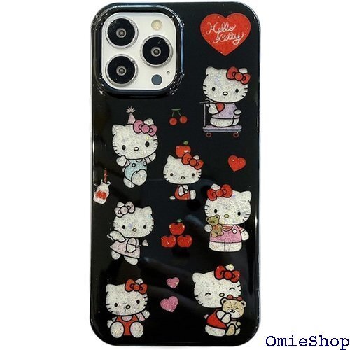 キティちゃん アイフォンケース キティ スマホケース わいい おしゃれ 落下防止 耐衝撃 A-アイフォン16用 2776
