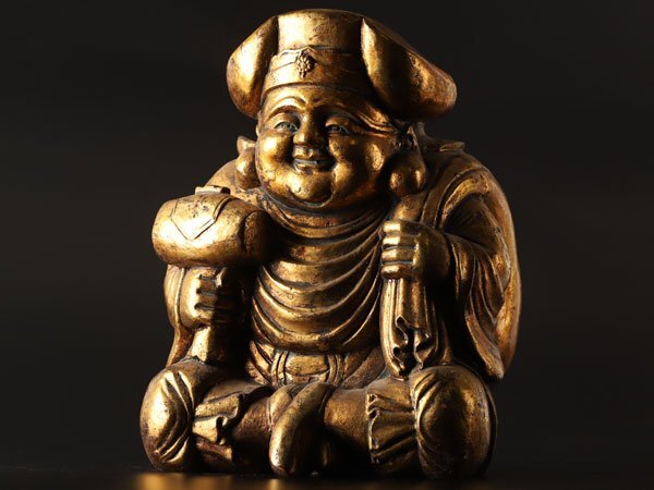 決算特価中 縁起物 木彫り☆大黒天像☆全高 約50cm - メルカリ