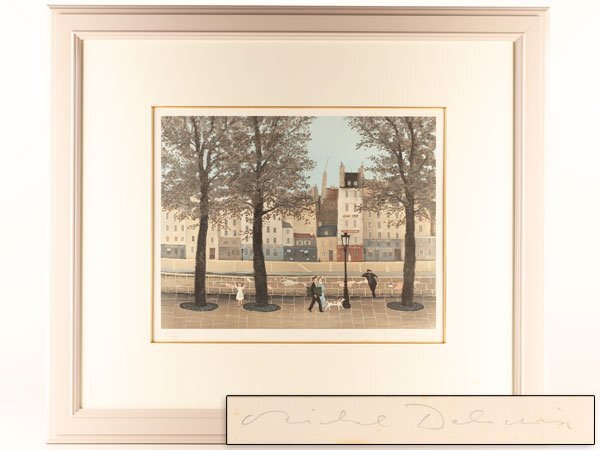 ミッシェル・ドラクロワ　恋人たちの一日　夕方　リトグラフ Yahoo!オークション -「リトグラフ ドラクロワ」の落札相場