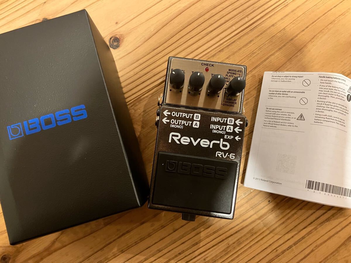 BOSS RV-6 リバーブ ほぼ美品 箱付き BOSS RV-6 Reverb リバーブ エフェクター ボス RV6 | 島村楽器