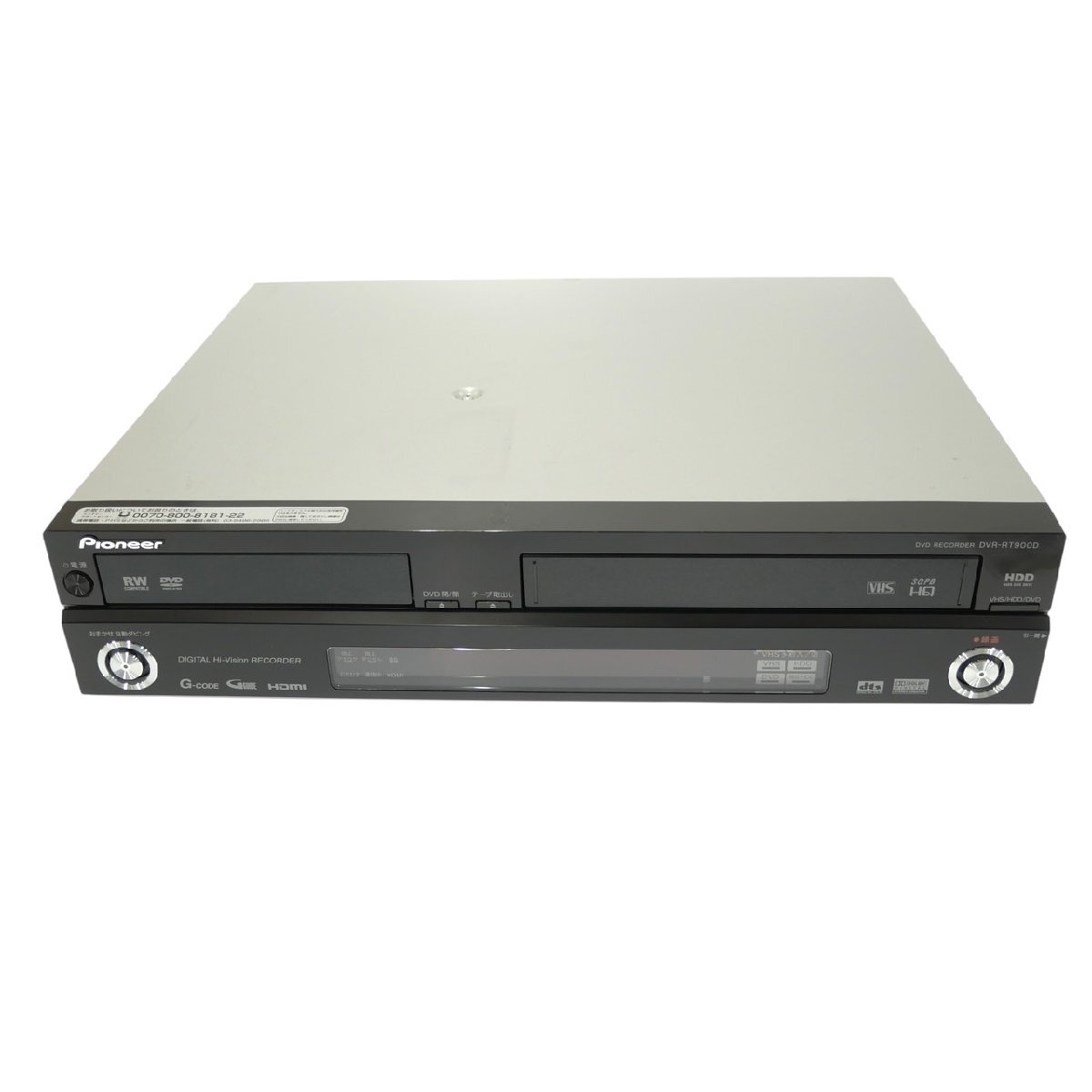 中古品 HDD/VHF/DVDレコーダー/再生機 Yahoo!オークション -「パイオニアdvdレコーダーvhs」の落札相場