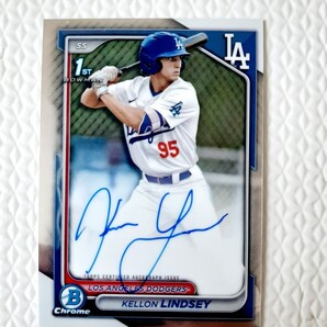 Kellon Lindsey ドジャース bowman draft