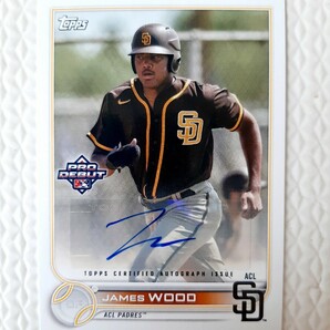 2022 Topps Pro Debut James Wood Auto #PD-132 ジェームズ・ウッド 直筆サイン