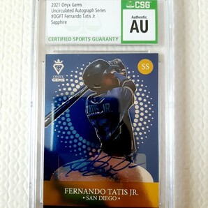 Fernando Tatis Jr. 直筆サインカード auto