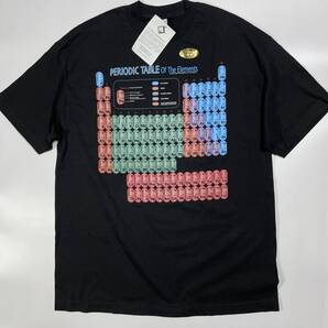 2002 USA製 元素記号 周期表 半袖Tシャツ XL 在原みゆ紀さん着用 made in USA アメリカ製 デッドストック ミュージアムTシャツ Y2K black