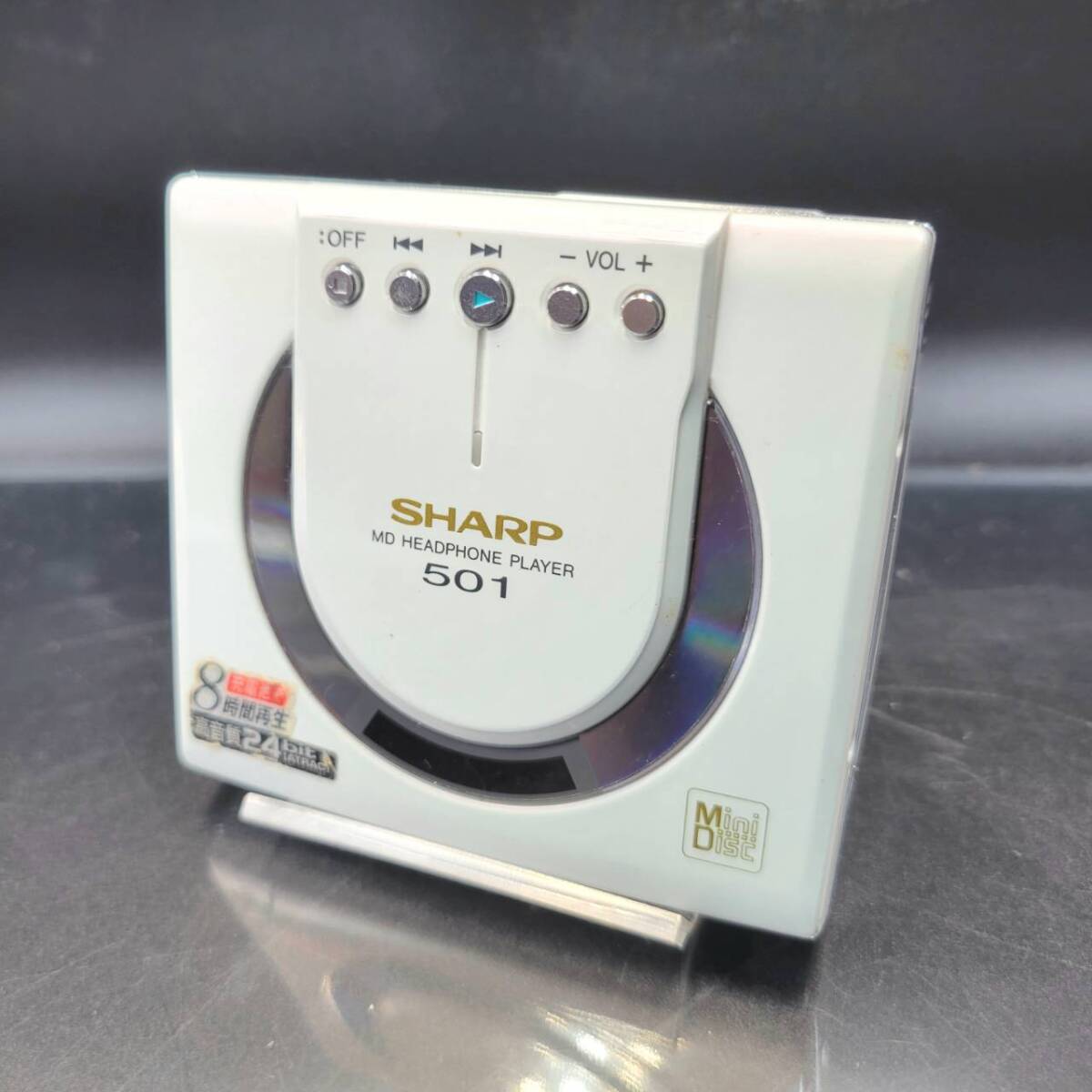【ジャンク品】SHARP MD-ST501-A MDウォークマン シャープ Yahoo!オークション -「st-501」(MDプレーヤー) (ポータブル