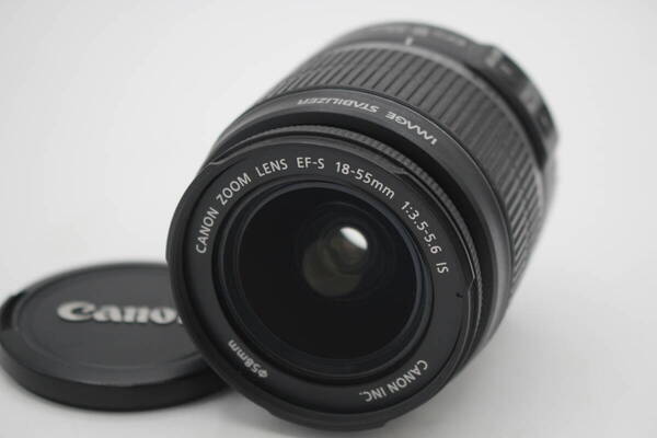 新品級◆Canon キヤノン EF-S 18-55mm F3.5-5.6 IS◆3097-0603
