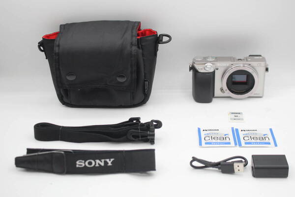 美品◆SONY ソニー α6000 ILCE-6000 ボディ◆シャッター回数5978回のみ♪5996-0603