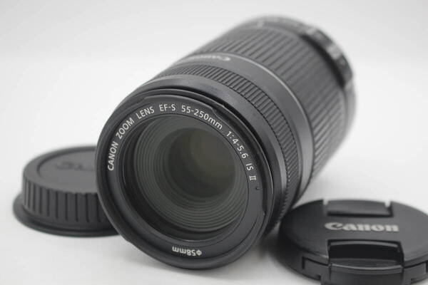 極美品◆Canon キヤノン EF-S 55-250mm F4-5.6 IS II◆5160-0606