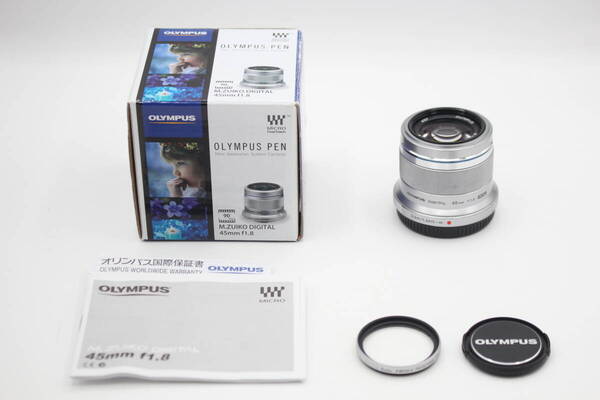 送料無料◆OLYMPUS オリンパス M.ZUIKO DIGITAL 45mm F1.8 MSC◆7989-0606
