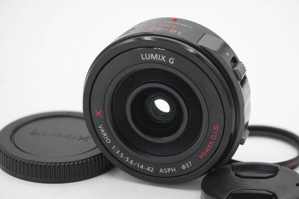 美品◆Panasonic LUMIX G X VARIO PZ 14-42mm F3.5-5.6 ASPH. POWER O.I.S. H-PS14042◆6426-0610