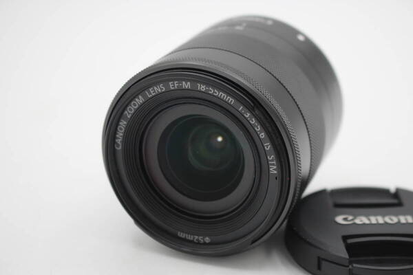 極美品◆Canon キヤノン EF-M 18-55mm F3.5-5.6 IS STM◆3961-0610