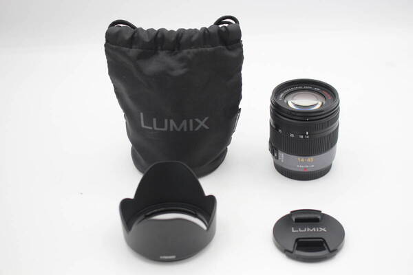 極美品◆Panasonic LUMIX G VARIO 14-45mm F3.5-5.6 ASPH. MEGA O.I.S.◆1426-0617