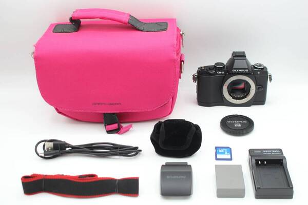極美品◆OLYMPUS オリンパス OM-D E-M5 ボディ◆シャッター回数3255回のみ♪7223-0617
