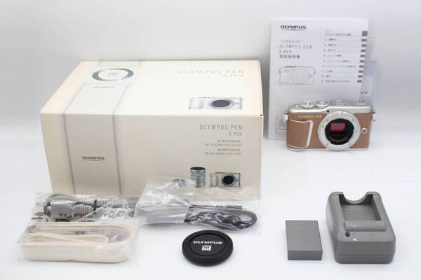 新品級◆OLYMPUS オリンパス PEN E-PL9 ボディ◆シャッター回数極少301回のみ♪9668-0624
