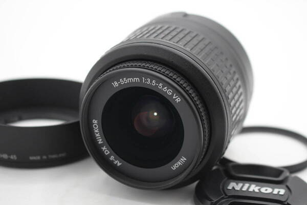 極美品◆Nikon ニコン AF-S DX NIKKOR 18-55mm F3.5-5.6 G VR◆5449-0627