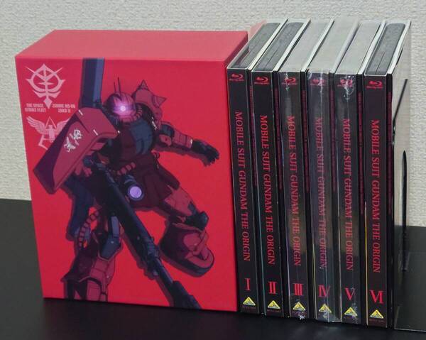 機動戦士ガンダム THE ORIGIN Blu-ray 全6巻セット 収納BOX付き / ジ・オリジン 未開封含む