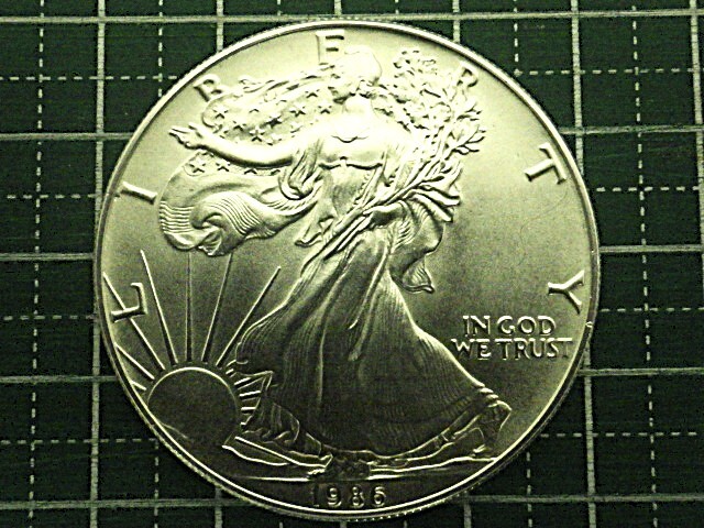 ネ*コ様 1986年 イーグル銀貨 ネ*コ様 1986年 イーグル銀貨 Yahoo!オークション -「イーグル