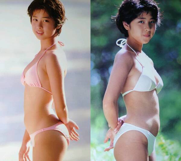 ② 八木さおり 1985年〜1989年 大量 切り抜き ファイル 2冊 120P
