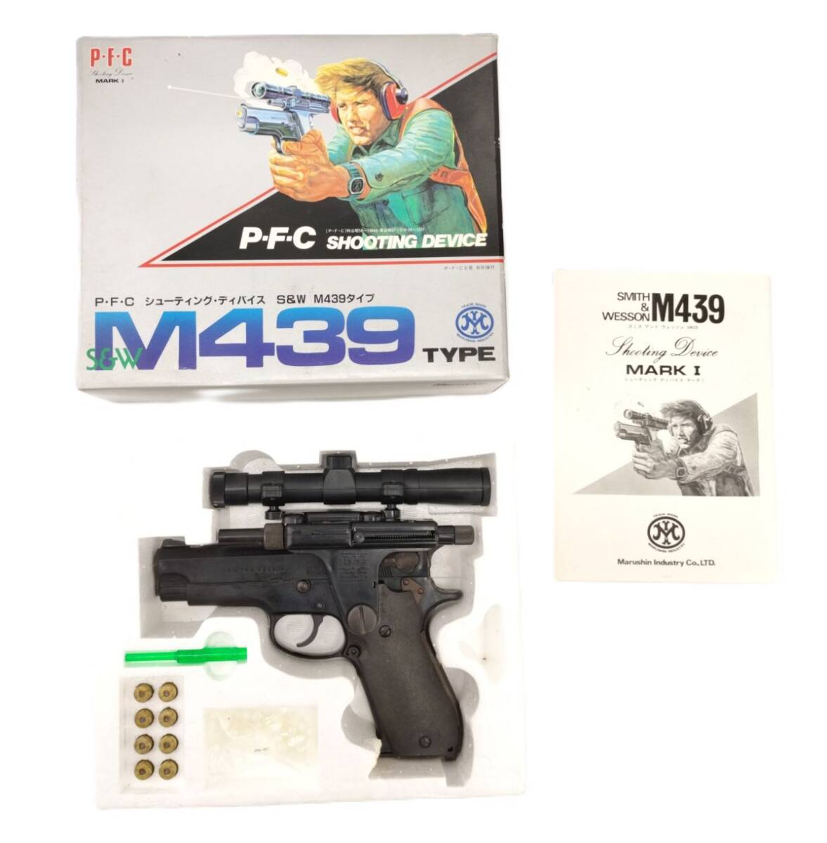 マルシン S&W M439 モデルガン カートリッジ 5発付 トイガン Yahoo!オークション -「マルシン m439」(モデルガン) (トイガン