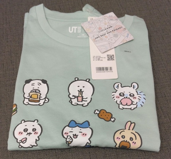 完全新品 ユニクロ ちいかわ ナガノ くま 150 Tシャツ