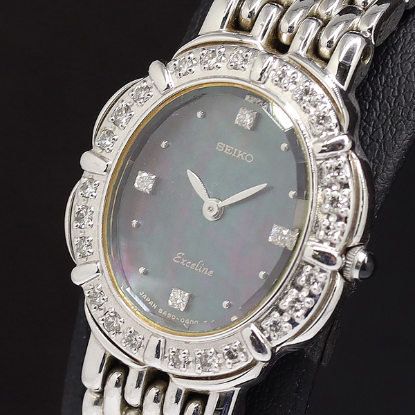 SEIKO - SEIKO Exceline ジュエリーウォッチ 12P 素敵なシェル