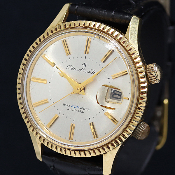 ジャンク CITIZEN ALARM DATE 手巻き腕時計 A3045 Yahoo!オークション -「citizen alarm date」の落札相場・落札価格