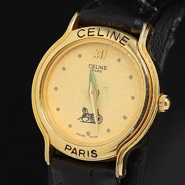 CELINE アナログ腕時計 ペアウォッチ 不動 中古品 付属品有 Yahoo!オークション -「celine 時計」(その他) (2針(時、分