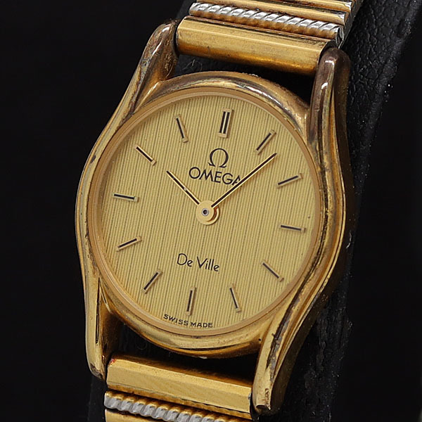 OMEGA デビル 1387 腕時計 ゴールドレディースブランド Yahoo!オークション -「omega 1387」(ブランド腕時計) の落札
