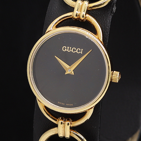 【稼働品】GUCCI 6000.2.L 腕時計 レディース 純正ベルト 尾錠 Yahoo!オークション -「6000.2.l」の落札相場・落札価格