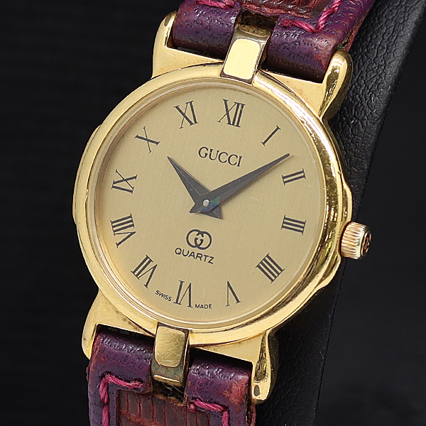稼働品☆新品電池 GUCCIグッチ 3400FL レディース腕時計 Yahoo!オークション -「3400」(女性用) (グッチ)の落札相場