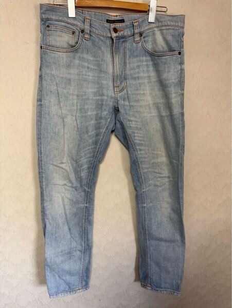 ヌーディージーンズ LEANDEANリーンディーン W32L30 classic used デニムパンツ Nudie Jeans