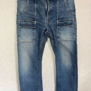warehous ウエアハウス ブッシュパンツ ジーンズ デニム W32 赤耳
